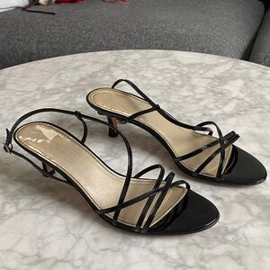 Talbots Black Strappy Sandals